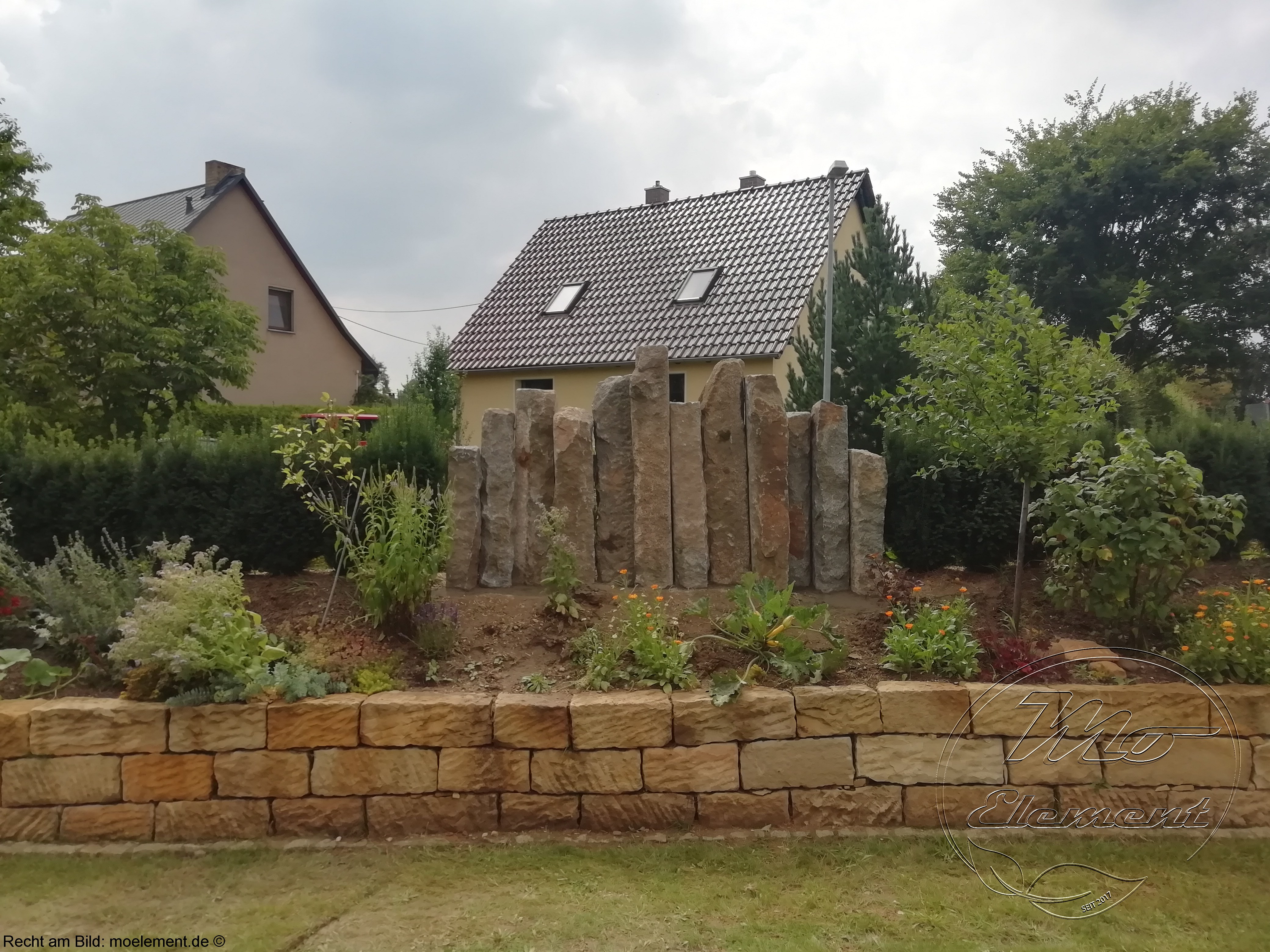 Granitpalisaden oder auch Granitstelen